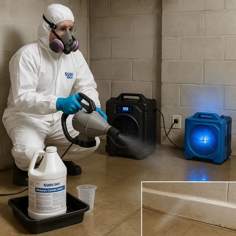 Sanitization and Odor Removal process in Rancho San Diego, CA