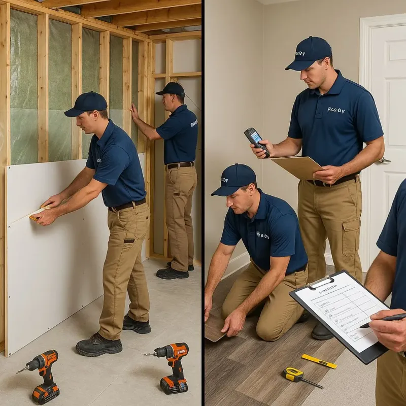 Repairs and Reconstruction process in Rancho San Diego, CA