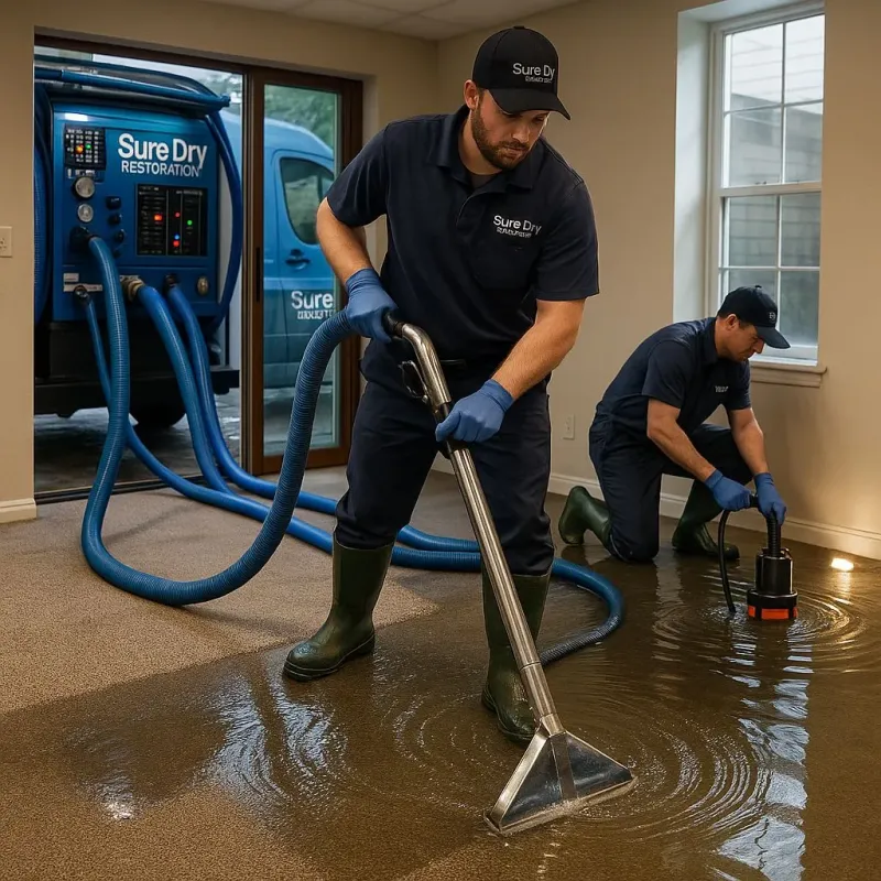 Water Extraction and Removal process in Rancho San Diego, CA